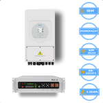 Invertor Deye 5kW, SUN-5K-SG03LP1-EU + Acumulator Pytes 5.12kWh, v5a