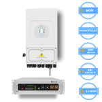 Invertteri Deye 6kW, SUN-6K-SG03LP1-EU + Pytes 5.12kWh akku, v5a