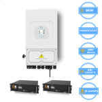 Invertor Deye 8kW, SUN-8K-SG05LP1-EU + Acumulator Vestwoods 10.24kWh