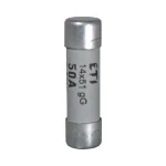 Silindriline kaitselüliti AC 50A/500V CH14x51 gG, silindriline kaitselüliti AC 50A/500V CH14x51 gG, ETI