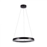 19W LED Lampă de Design Suspendată Neagră 4000K