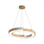 32W LED Lampă de Design Suspendată (43*100) 3000K Corp Alb