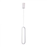 13W LED Lampă Suspendată 40CM 4000K Corp Alb