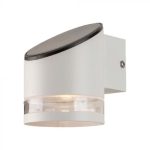 1W LED Lampă de Perete Solară SMD Corp Alb IP44 3000K