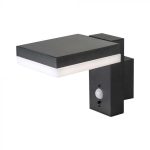 5.5W LED Solar Lumină de Peret SMD Cu Senzor Pătrată IP44 3000K