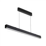 40W LED Lampă lineară Suspendată 3 in 1 Corp negru