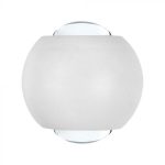 2W LED Lumină de Perete Sus Jos 3000K Corp Alb IP54
