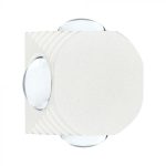 4W LED Lumină de Perete 4 Direcții 3000K Corp Alb IP54