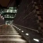 3W LED Lumină pentru Treaptă Corp Negru Dreptunghiular 3000K