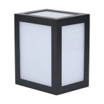 12W LEDLumină de Perete IP65 Corp Negru 3000K