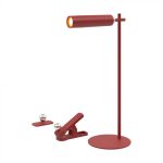 3W LED Lampă de Masă Magnetică Reîncărcabilă 4000K Corp Roșu