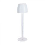 3W LED Lampă de Masă Stâlp Transparent 3000K Corp Negru