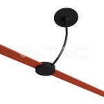 Conector cu Fir Încastrat Doar alimentator (D55mm) Corp Negru