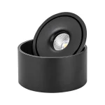 20W LED COB Downlight Aplicat 3 in 1 Corp Negru