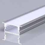 Profil Bandă LED din Aluminiu cu Difuzor de Lumină 2000*20*10mm Corp Argintiu