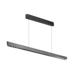 36W LED Lampă Lineară Suspendată cu Lentile CCT: 3in1 Corp Gri