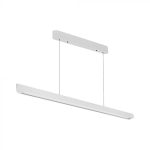 40W LED Lampă lineară Suspendată 3 in 1 Corp Alb
