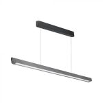 36W LED Lampă Lineară Suspendată cu Difuzor de Lumină-CCT: 3in1 Corp Gri