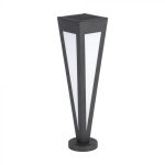 2W LED Lampă de Grădină Solară 3000K Corp Negru