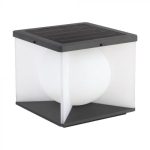 3W LED Lampă de Grădină Solară (205A-205A-183mm) 3000K , Corp Alb
