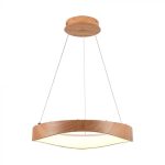 18W Pendul LED Designer Lemn 3000K D400