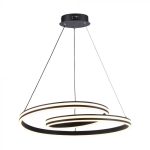 40W Pendul LED Designer Corp Negru 3 in 1