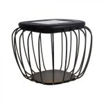 1W LED Lampă Solară Designer Corp Negru 6000K+3000K