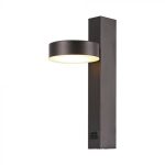 8W LED Lampă de Perete Corp Negru 3000K