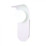 Designer Suport de Perete din Gips G9 Corp Alb IP20