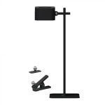 3W LED Lampă de Masă Magnetică cu Acumulator 1800mAh CCT: 3in1 Corp Negru