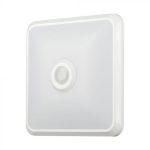 12W LED Plafonieră cu Senzor cu Cip SAMSUNG 3in1 Pătrată Corp Alb