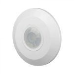 Senzor PIR 360º Rază de Detecție Corp Alb