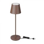 1.5W LED Lampă de Masă 3000K IP54 Corp Ruginiu