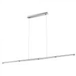 36W Pendul Design elegant din Crom Alb Natural