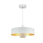 Pendulă LED 7W (Acrilic) Abajur alb Ø340 Lumină neutră