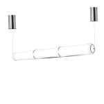 52W Pendul LED colecția Designer Triplu suspendat Triac Dimabil Alb 3000K