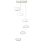 76W LED Designer Pendul Suspendat Triac Dimabil Alb 3000K