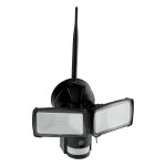 18W Proiector LED Senzor WiFi și cameră, Alb rece