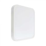 18W LED Plafonieră LED Cu Senzor Cip SAMSUNG 4000K Pătrată Ramă Albă IP44