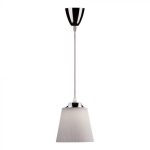 7W Pendul LED Alb natural Corp Crom Alb
