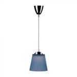 7W Pendul LED Alb natural Corp Crom Albastru