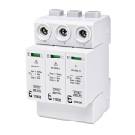 Descărcător DC T2 1100V 20kA 2P, ETI