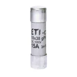 Siguranță fuzibilă cilindrică DC 15A/1000V CH,10x38, gPV, ETI