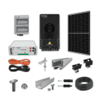 Kit Fotovoltaic Complet 6kW + 5.12kWh + Panouri 3.15-3.25kWp