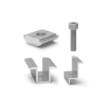 Clema capat panouri fotovoltaice 30mm pentru Profil Tip C