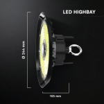 100W LED UFO Highbay Cip CREE 4000K 160LM/W - imagine 7