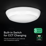 Plafonieră LED Cip CREE 8W/16W/20W 3IN1 RD IP65 - imagine 4