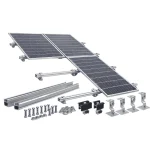 Kit structura panouri pentru 6 panouri fotovoltaice, 1 rand