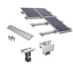 Kit structură pentru 3 panouri fotovoltaice, 1 rând, panou tip sandwich