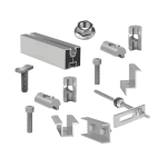 Kit structură pentru 6 panouri fotovoltaice, 1 rând, țiglă ceramică - imagine 2